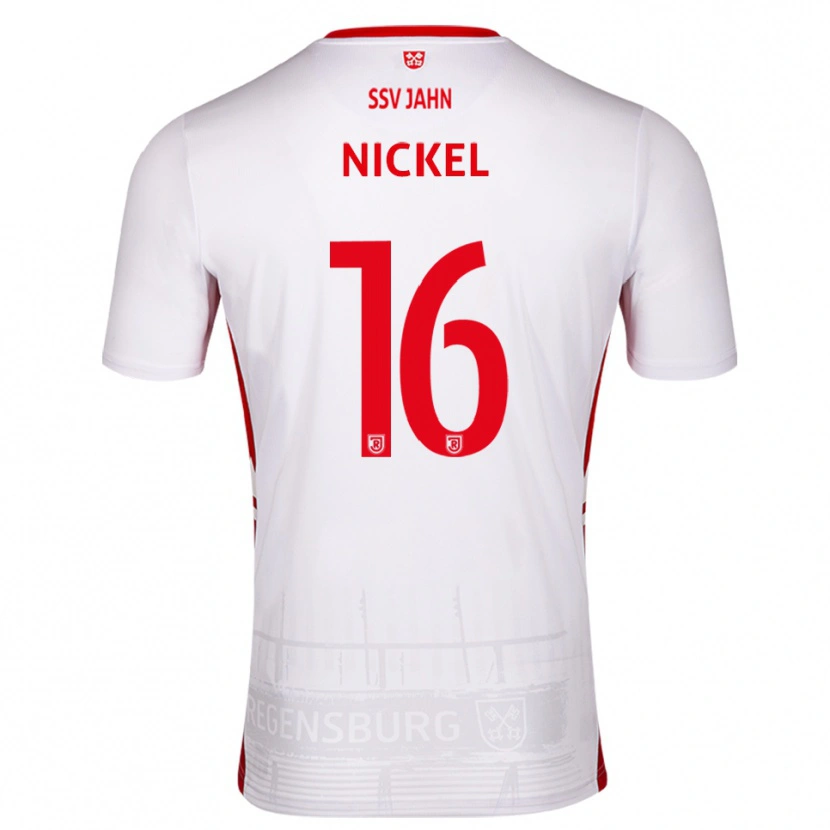Danxen Criança Camisola Marlon Nickel #16 Branco Vermelho Principal 2025/26 Camisa Brasil