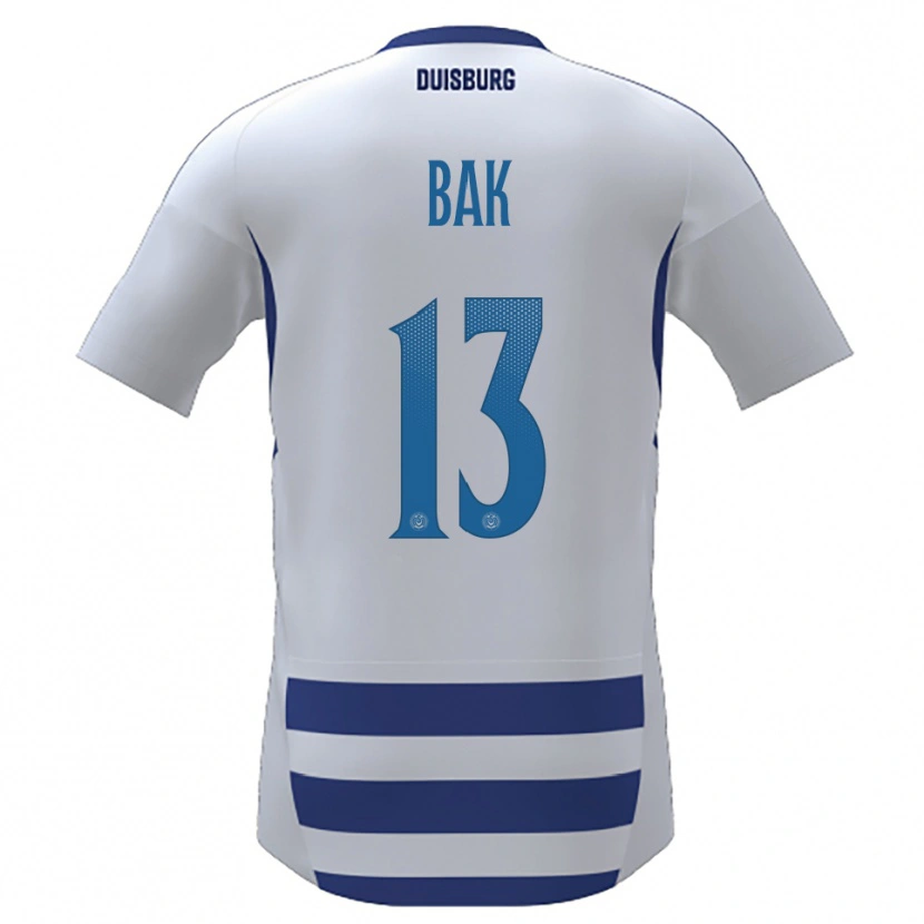 Danxen Criança Camisola Jolina Bak #13 Branco Azul Principal 2025/26 Camisa Brasil