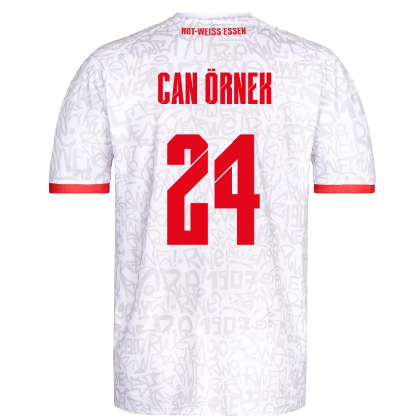 Danxen Criança Camisola Eray Can Örnek #24 Branco Vermelho Principal 2025/26 Camisa Brasil