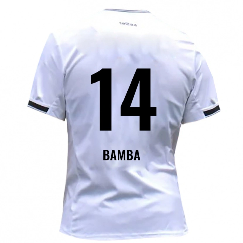 Danxen Criança Camisola Emmanuel Bamba #14 Branco Vermelho Principal 2025/26 Camisa Brasil