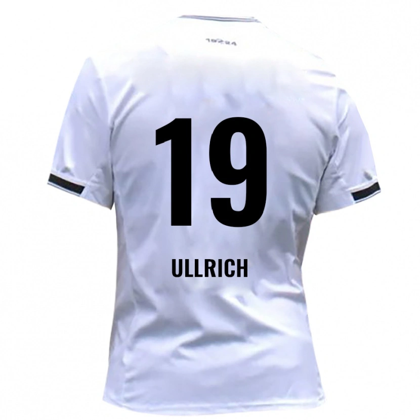 Danxen Criança Camisola Nikita Ullrich #19 Branco Vermelho Principal 2025/26 Camisa Brasil