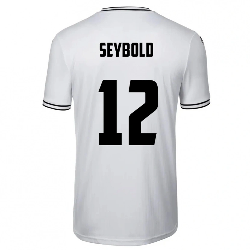 Danxen Criança Camisola Marvin Seybold #12 Branco Preto Principal 2025/26 Camisa Brasil