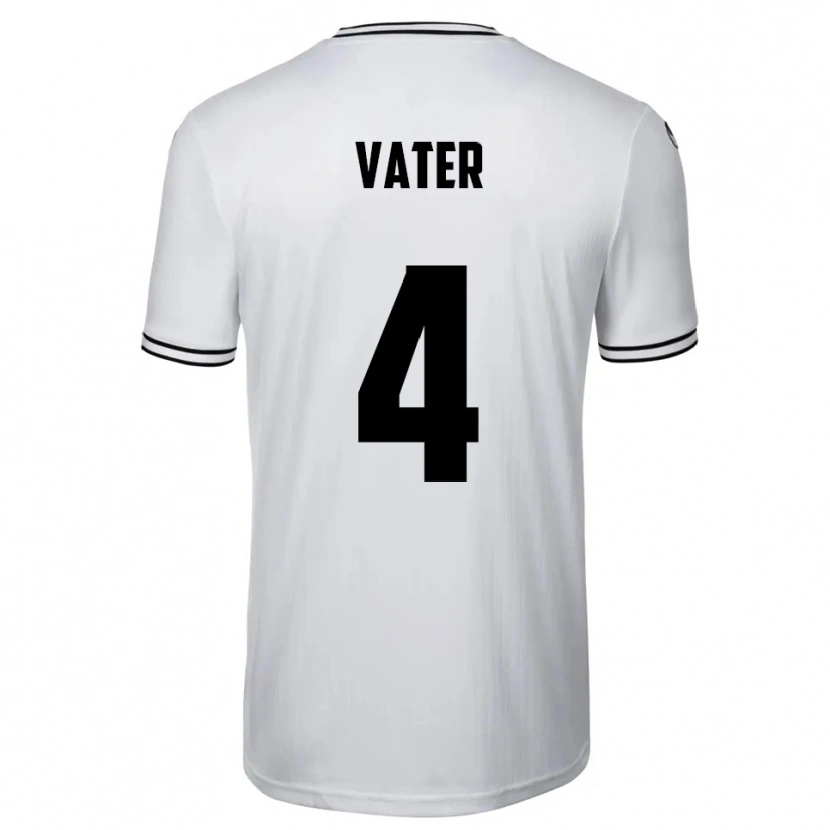 Danxen Criança Camisola Felix Vater #4 Branco Preto Principal 2025/26 Camisa Brasil