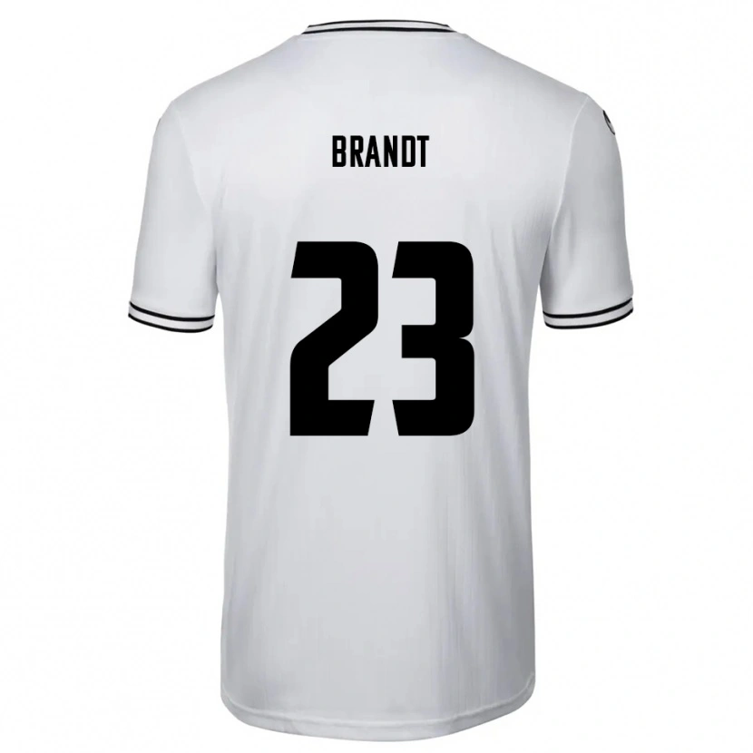 Danxen Criança Camisola Max Brandt #23 Branco Preto Principal 2025/26 Camisa Brasil