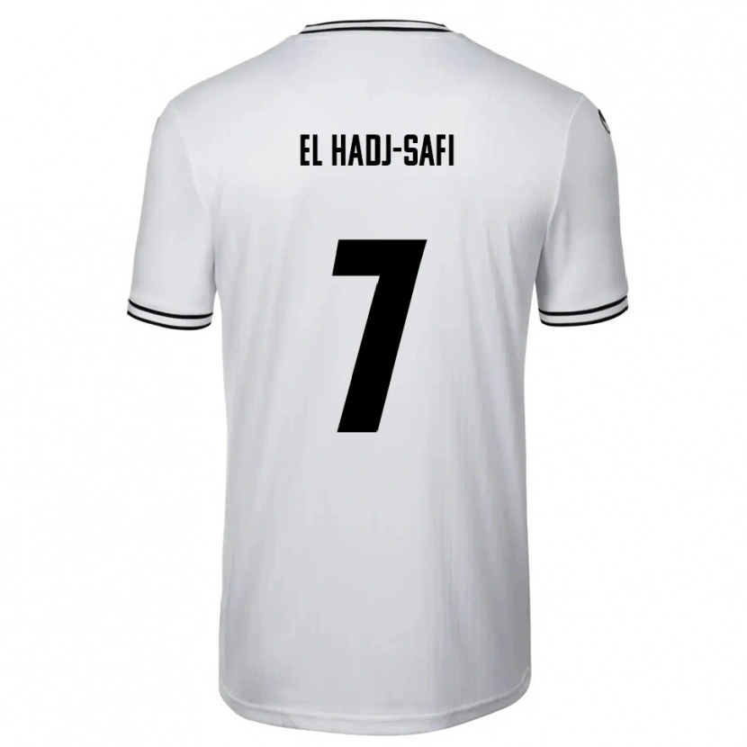 Danxen Criança Camisola Iljas El Hadj-Safi #7 Branco Preto Principal 2025/26 Camisa Brasil