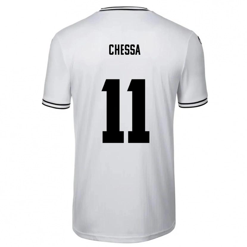 Danxen Criança Camisola Dennis Chessa #11 Branco Preto Principal 2025/26 Camisa Brasil