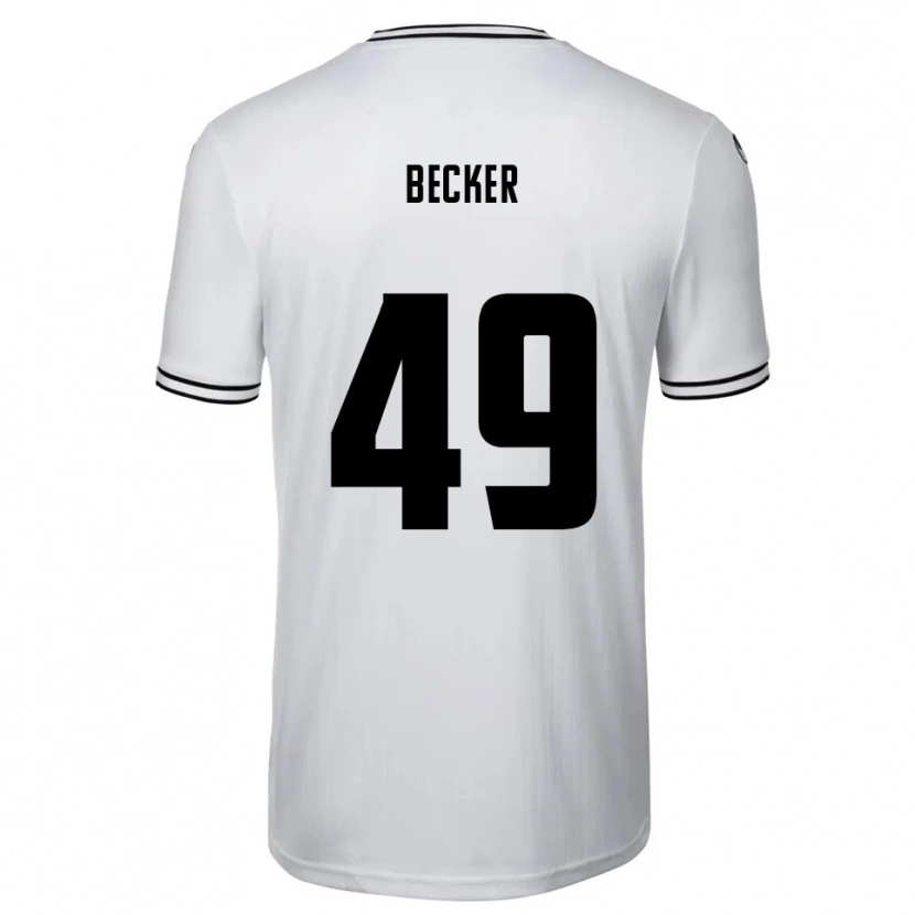 Danxen Criança Camisola André Becker #49 Branco Preto Principal 2025/26 Camisa Brasil