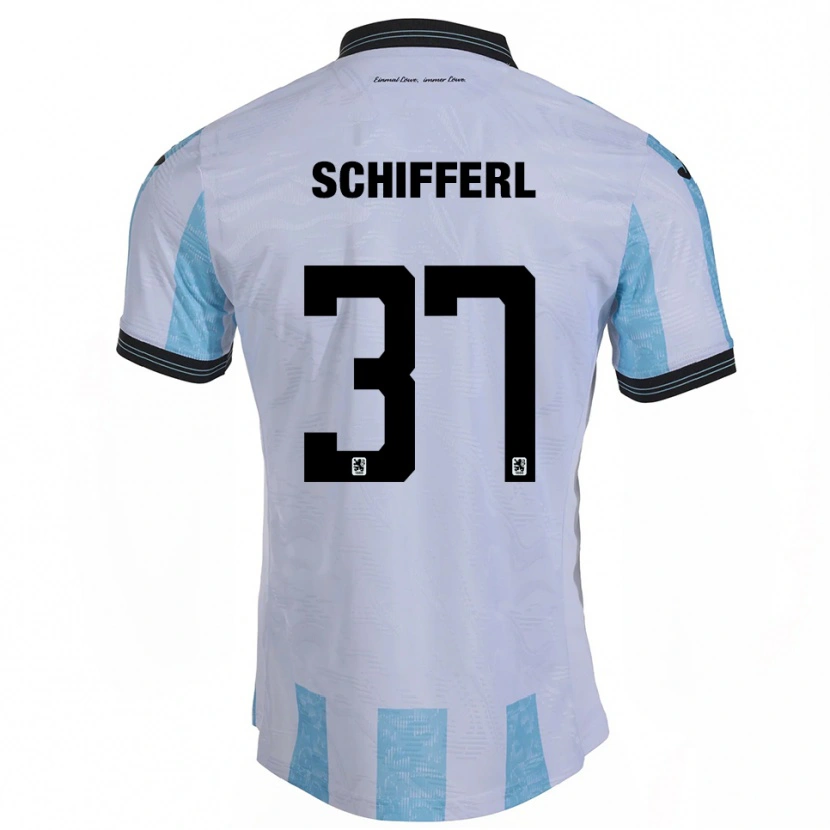 Danxen Criança Camisola Raphael Schifferl #37 Branco Azul Celeste Principal 2025/26 Camisa Brasil