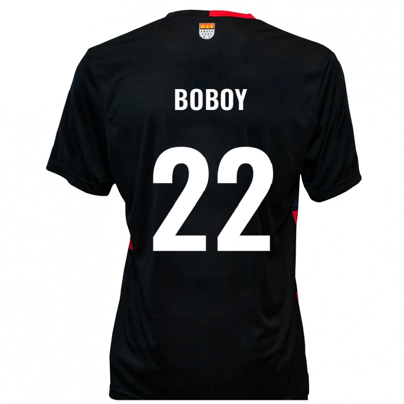 Danxen Criança Camisola Verthomy Boboy #22 Preto Vermelho Principal 2025/26 Camisa Brasil