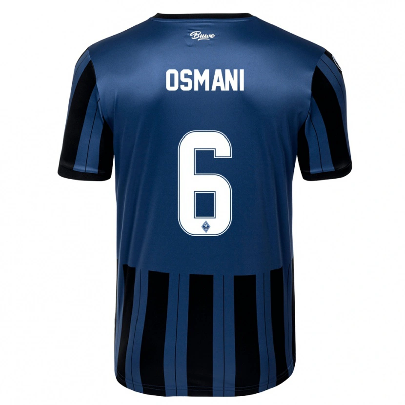 Danxen Criança Camisola Samir Osmani #6 Azul Cinzento Preto Principal 2025/26 Camisa Brasil