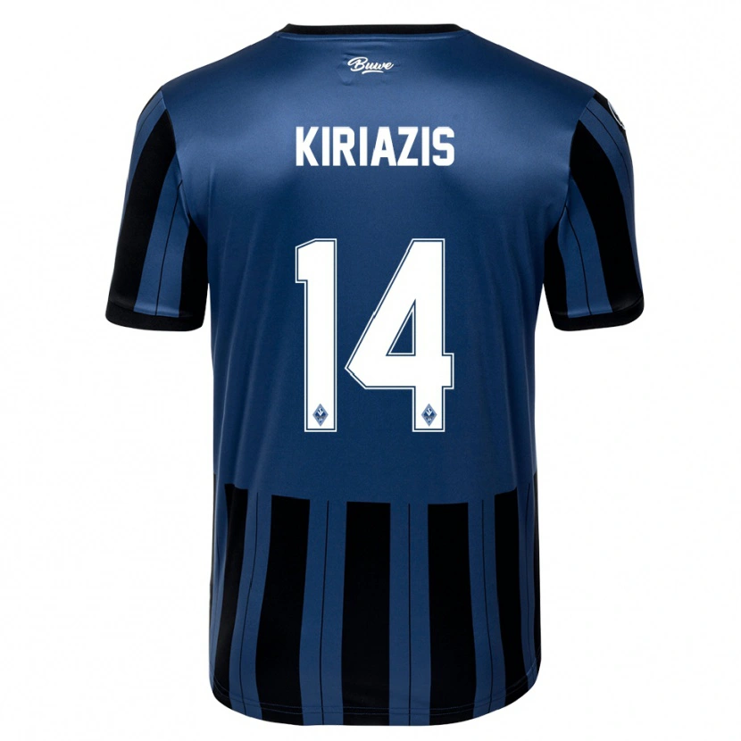 Danxen Criança Camisola Pavlos Kiriazis #14 Azul Cinzento Preto Principal 2025/26 Camisa Brasil