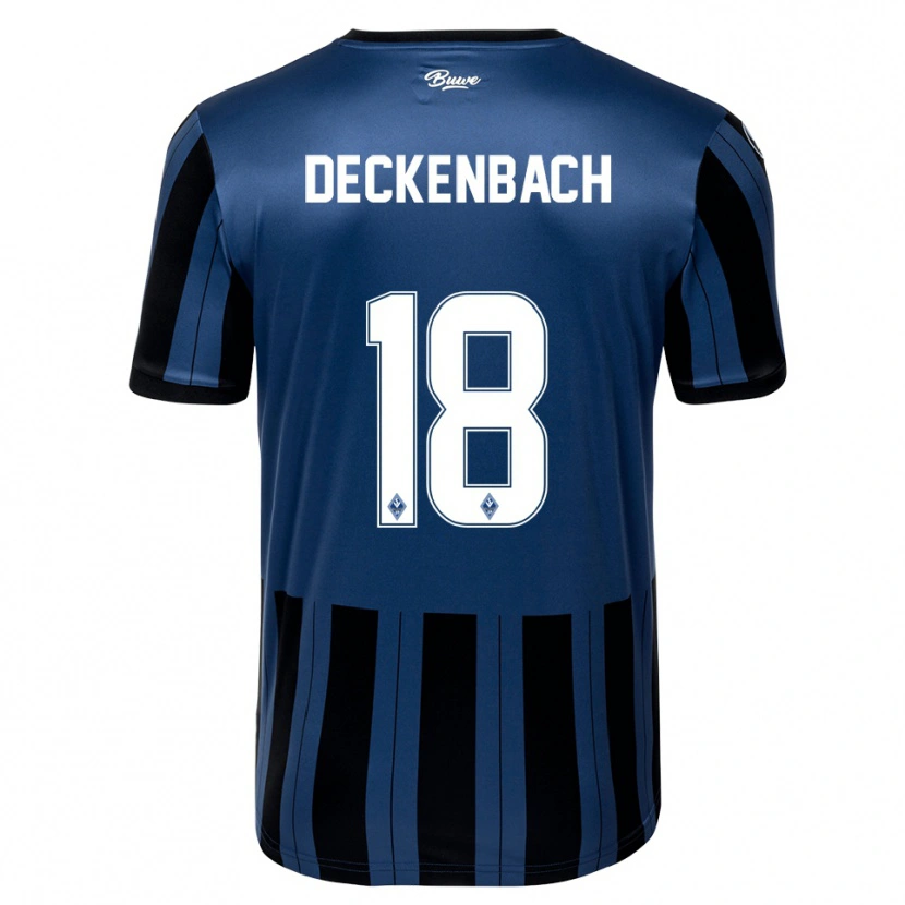 Danxen Criança Camisola Elias Deckenbach #18 Azul Cinzento Preto Principal 2025/26 Camisa Brasil