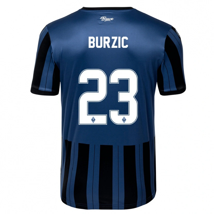 Danxen Criança Camisola Dino Burzic #23 Azul Cinzento Preto Principal 2025/26 Camisa Brasil