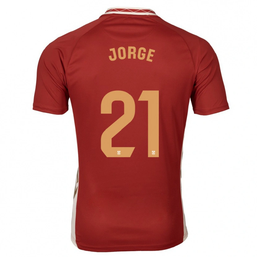 Danxen Criança Camisola Jeremy Jorge #21 Borgonha Dourado Alternativa 2025/26 Camisa Brasil