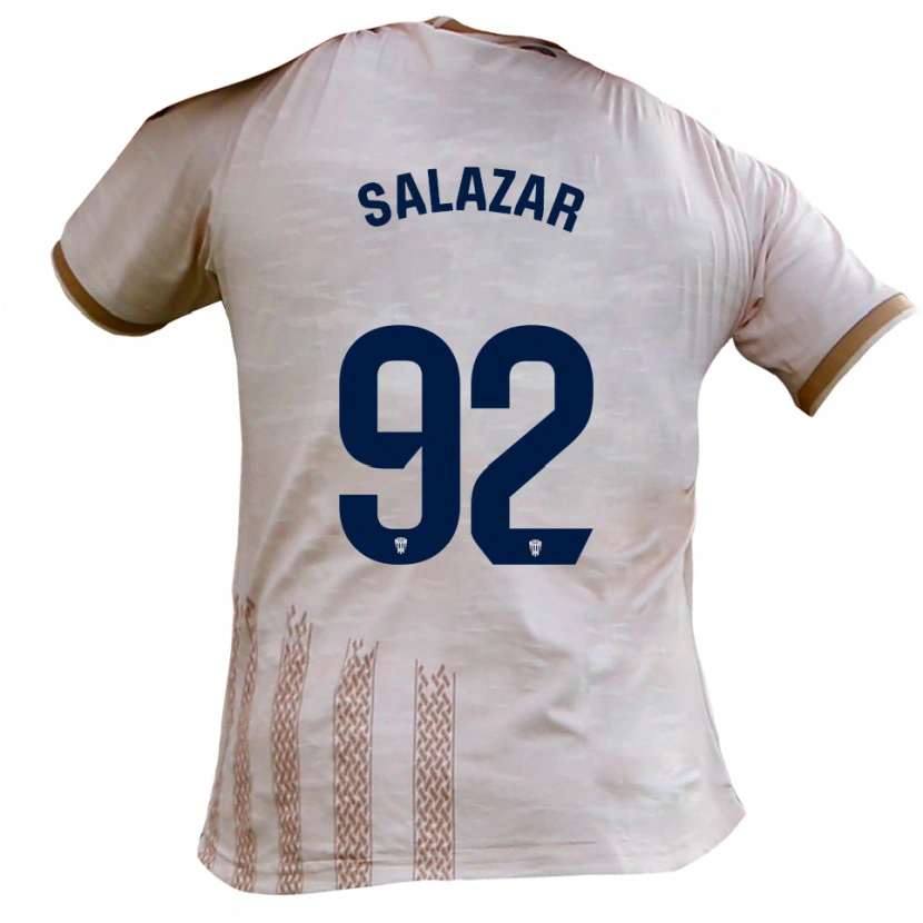 Danxen Criança Camisola Israel Salazar #92 Branco Sujo Castanho Alternativa 2025/26 Camisa Brasil