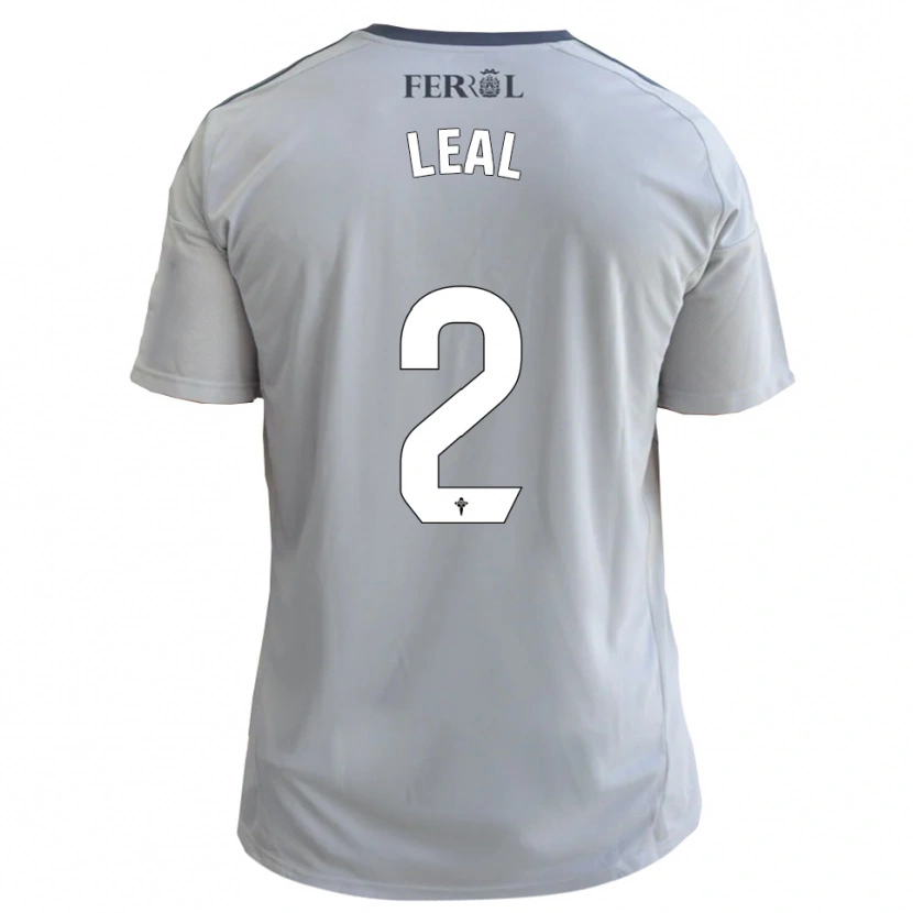 Danxen Criança Camisola Miguel Leal #2 Cinzento Prateado Alternativa 2025/26 Camisa Brasil