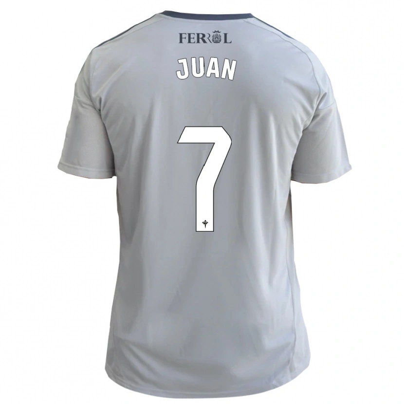 Danxen Criança Camisola Álvaro Juan #7 Cinzento Prateado Alternativa 2025/26 Camisa Brasil