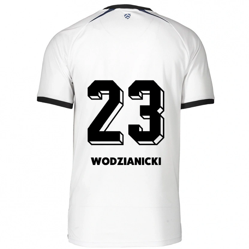 Danxen Criança Camisola Bartosz Wodzianicki #23 Branco Preto Alternativa 2025/26 Camisa Brasil