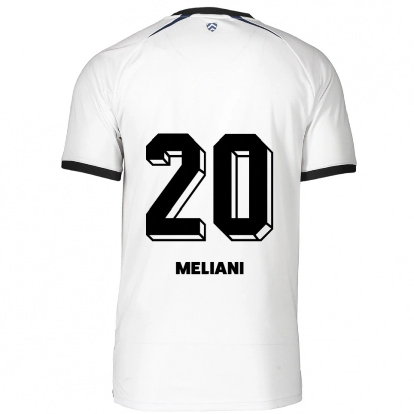 Danxen Criança Camisola Rim Meliani #20 Branco Preto Alternativa 2025/26 Camisa Brasil