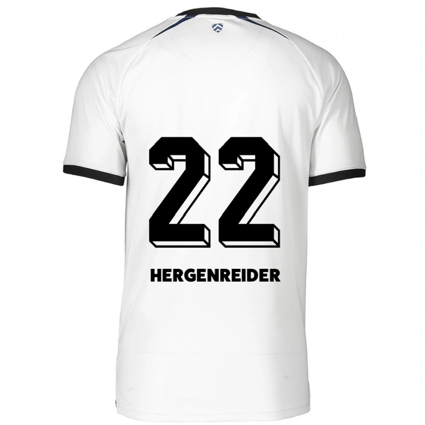 Danxen Criança Camisola Lennart Hergenreider #22 Branco Preto Alternativa 2025/26 Camisa Brasil