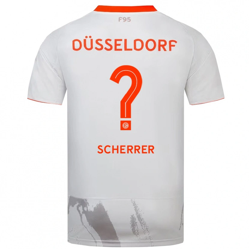 Danxen Criança Camisola Ann-Kathrien Scherrer #0 Branco Laranja Alternativa 2025/26 Camisa Brasil