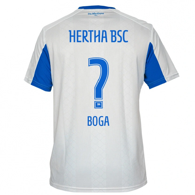 Danxen Criança Camisola Serkan Boga #0 Branco Azul Alternativa 2025/26 Camisa Brasil