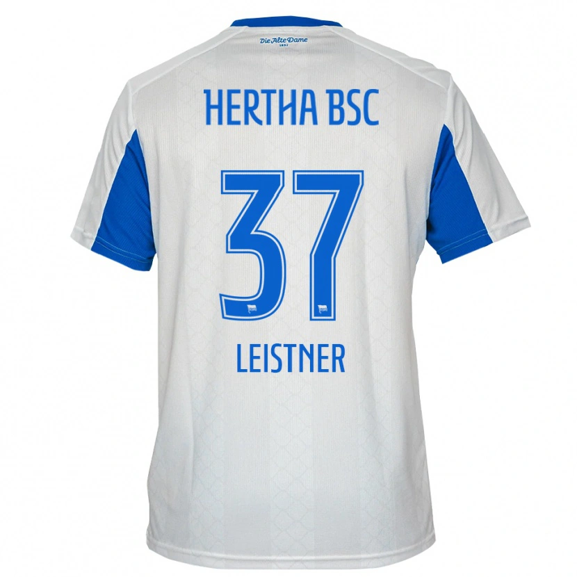 Danxen Criança Camisola Toni Leistner #37 Branco Azul Alternativa 2025/26 Camisa Brasil