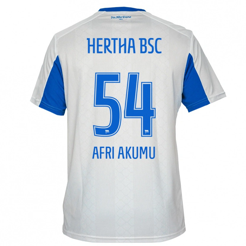 Danxen Criança Camisola Maik Afri Akumu #54 Branco Azul Alternativa 2025/26 Camisa Brasil