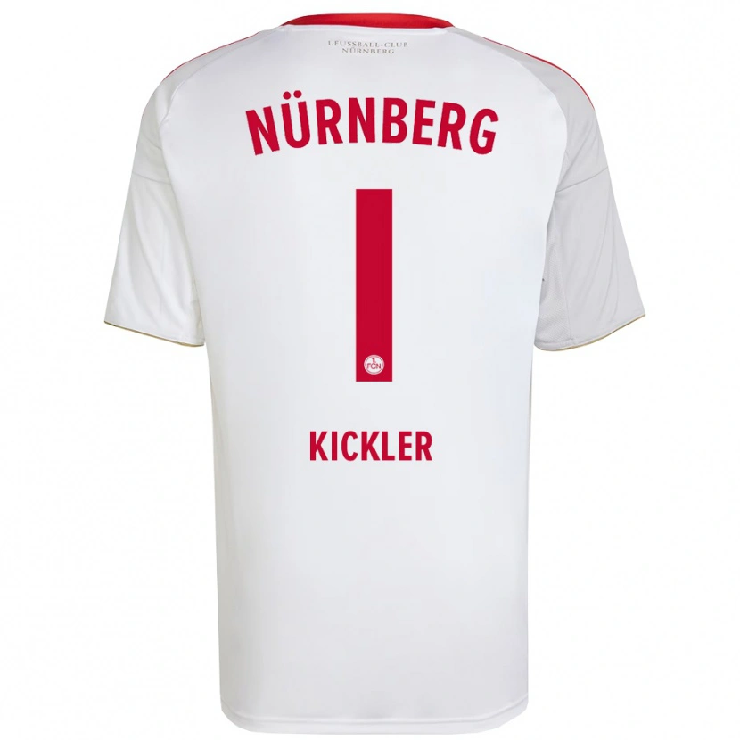 Danxen Criança Camisola Leon Kickler #1 Branco Vermelho Alternativa 2025/26 Camisa Brasil