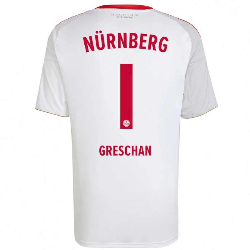 Danxen Criança Camisola Lenny Greschan #1 Branco Vermelho Alternativa 2025/26 Camisa Brasil