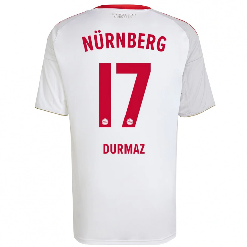 Danxen Criança Camisola Enes Durmaz #17 Branco Vermelho Alternativa 2025/26 Camisa Brasil