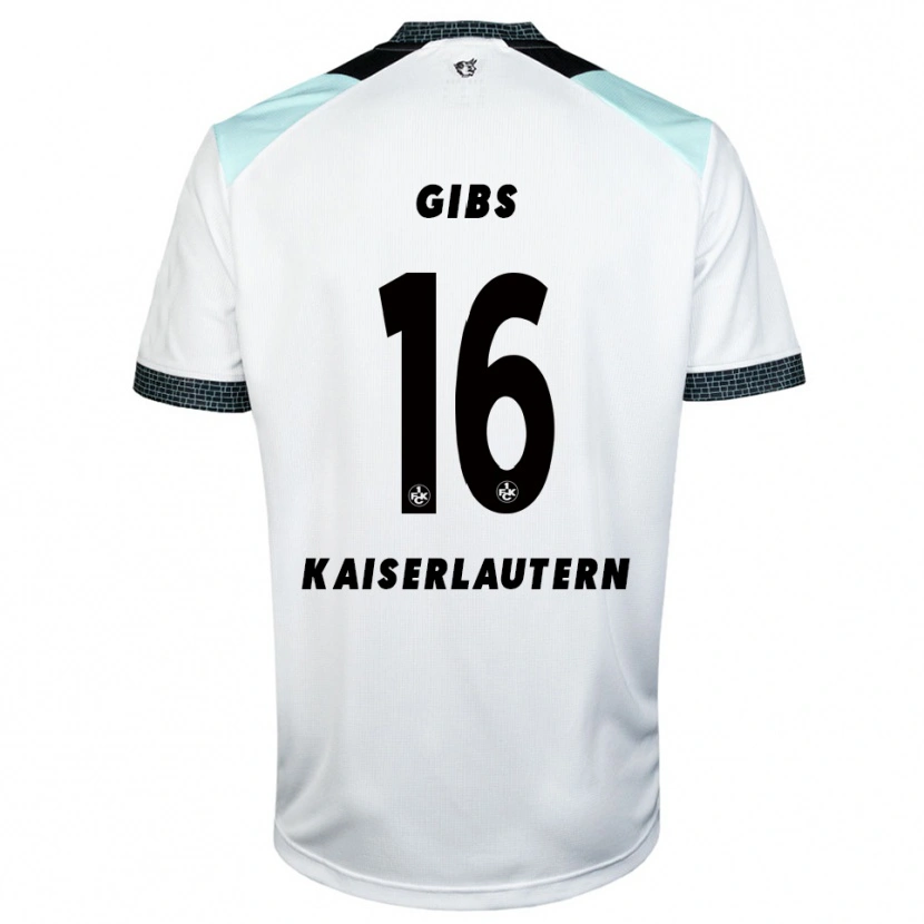 Danxen Criança Camisola Owen Gibs #16 Branco Preto Alternativa 2025/26 Camisa Brasil