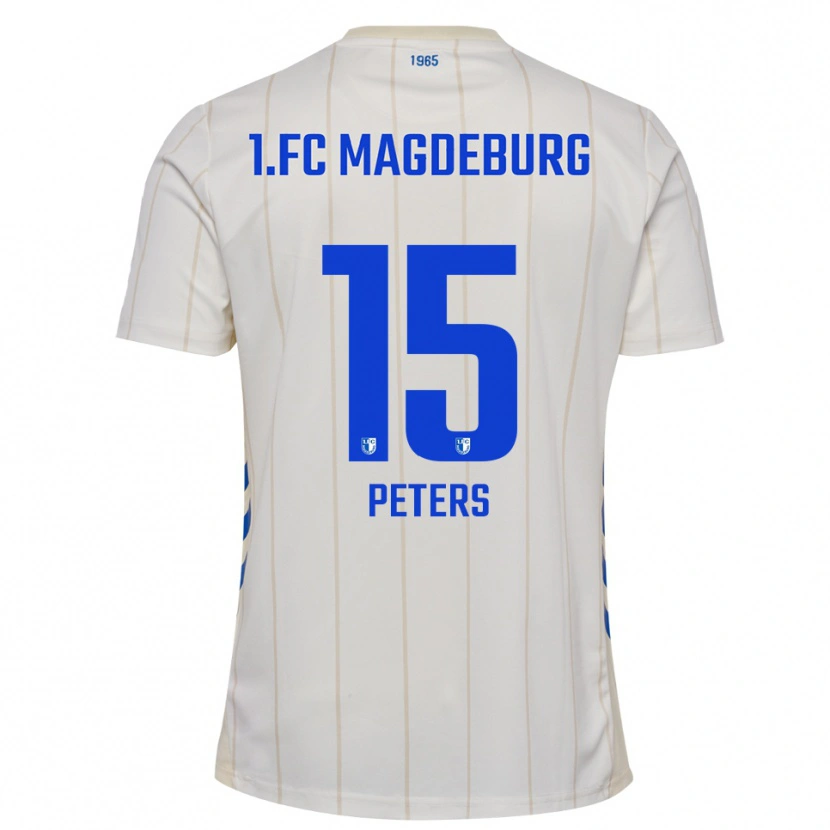 Danxen Criança Camisola Felix Peters #15 Branco Azul Alternativa 2025/26 Camisa Brasil