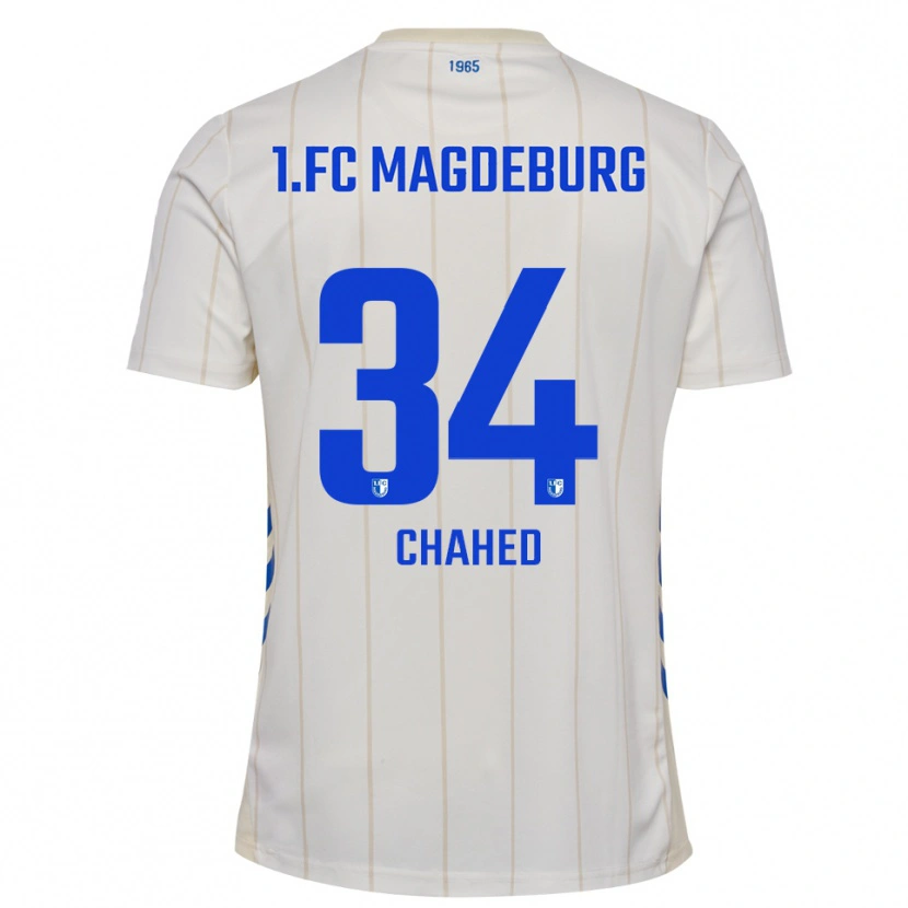 Danxen Criança Camisola Tarek Chahed #34 Branco Azul Alternativa 2025/26 Camisa Brasil