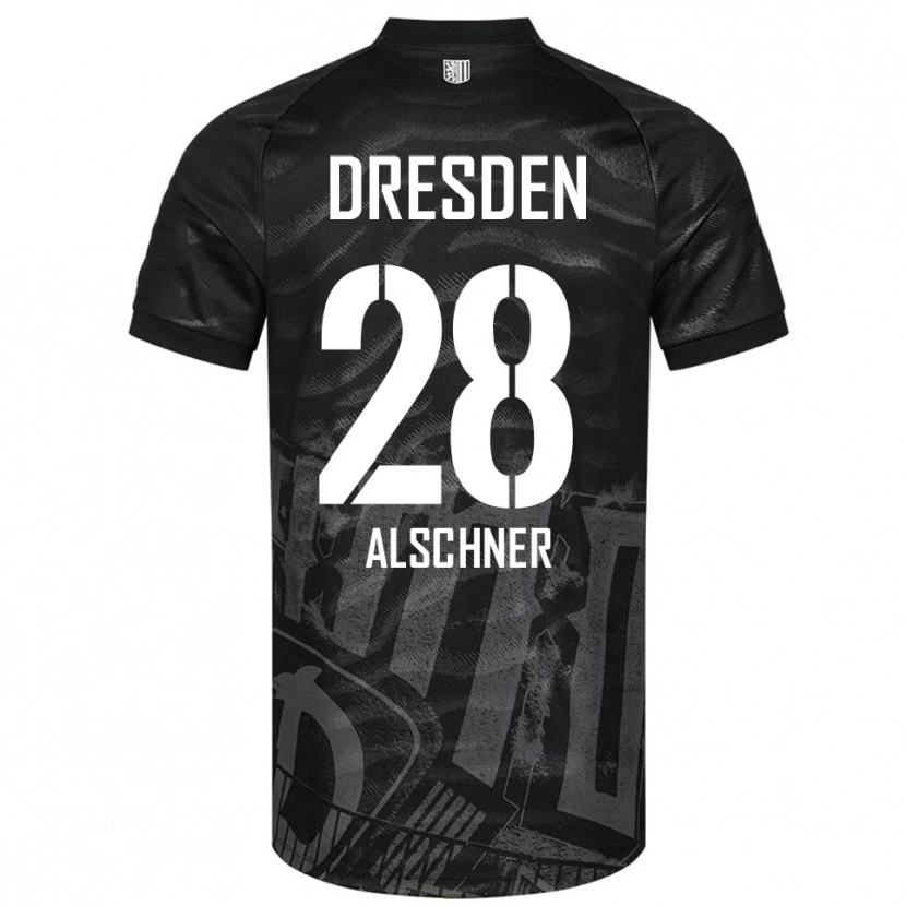 Danxen Criança Camisola Felix Alschner #28 Preto Cinzento Alternativa 2025/26 Camisa Brasil
