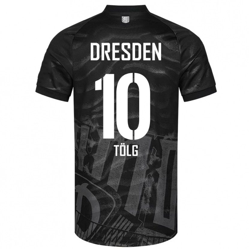 Danxen Criança Camisola Cedric Tölg #10 Preto Cinzento Alternativa 2025/26 Camisa Brasil