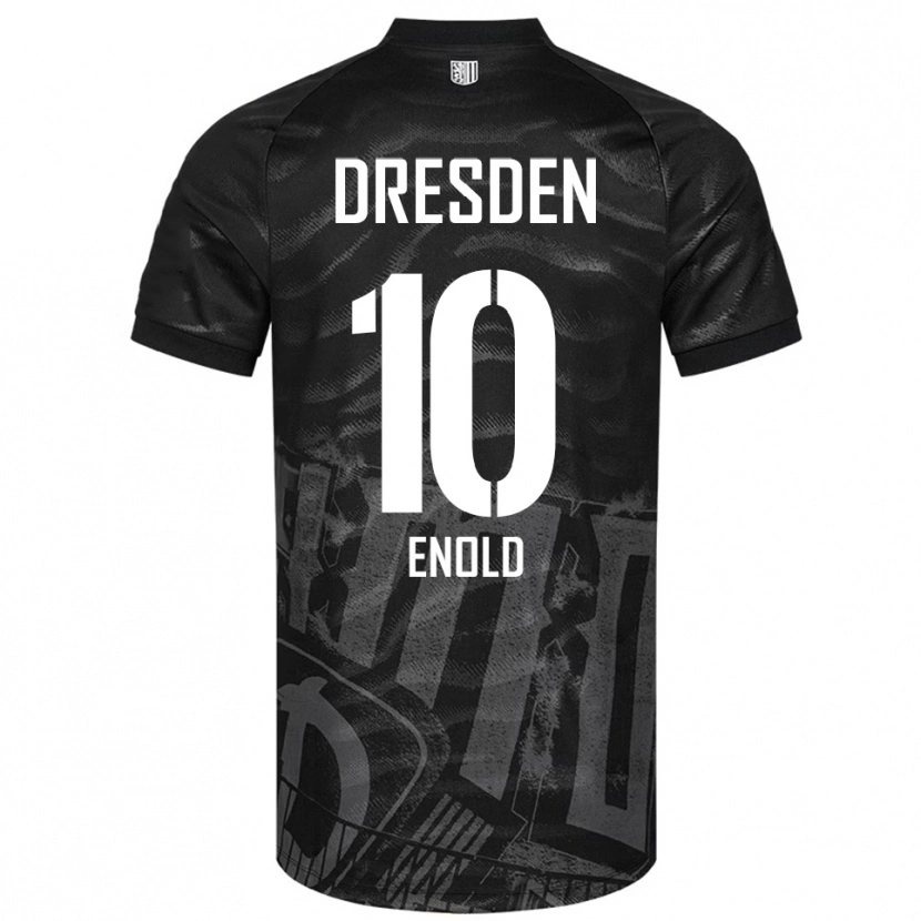 Danxen Criança Camisola Quentin Enold #10 Preto Cinzento Alternativa 2025/26 Camisa Brasil