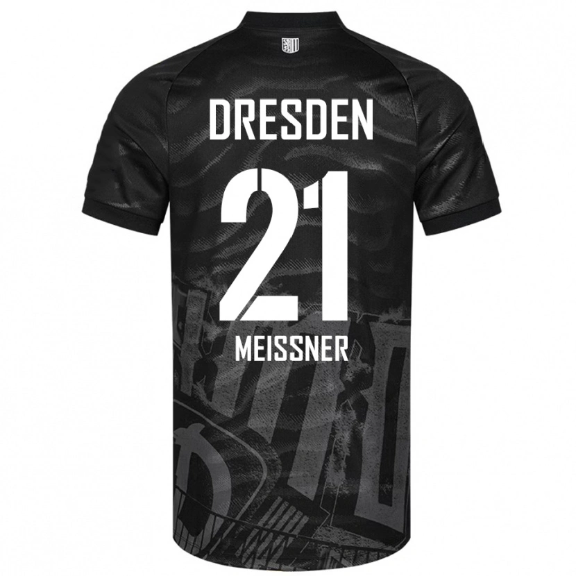 Danxen Criança Camisola Robin Meißner #21 Preto Cinzento Alternativa 2025/26 Camisa Brasil