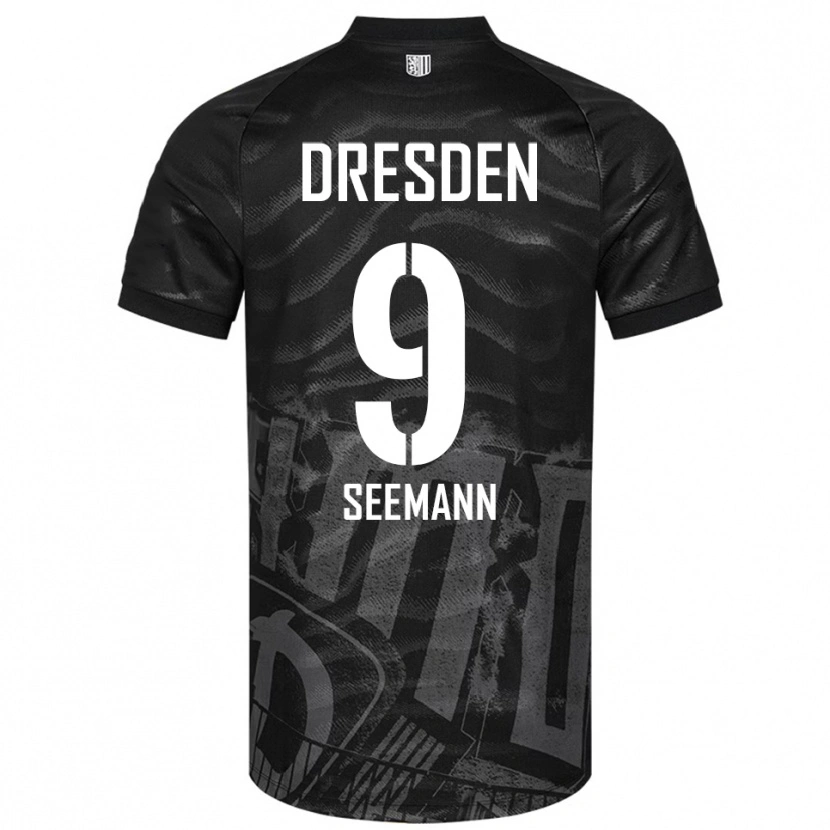 Danxen Criança Camisola Arne Seemann #9 Preto Cinzento Alternativa 2025/26 Camisa Brasil