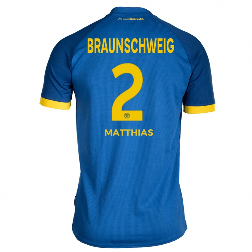 Danxen Criança Camisola Ole Matthias #2 Azul Royal Amarelo Alternativa 2025/26 Camisa Brasil