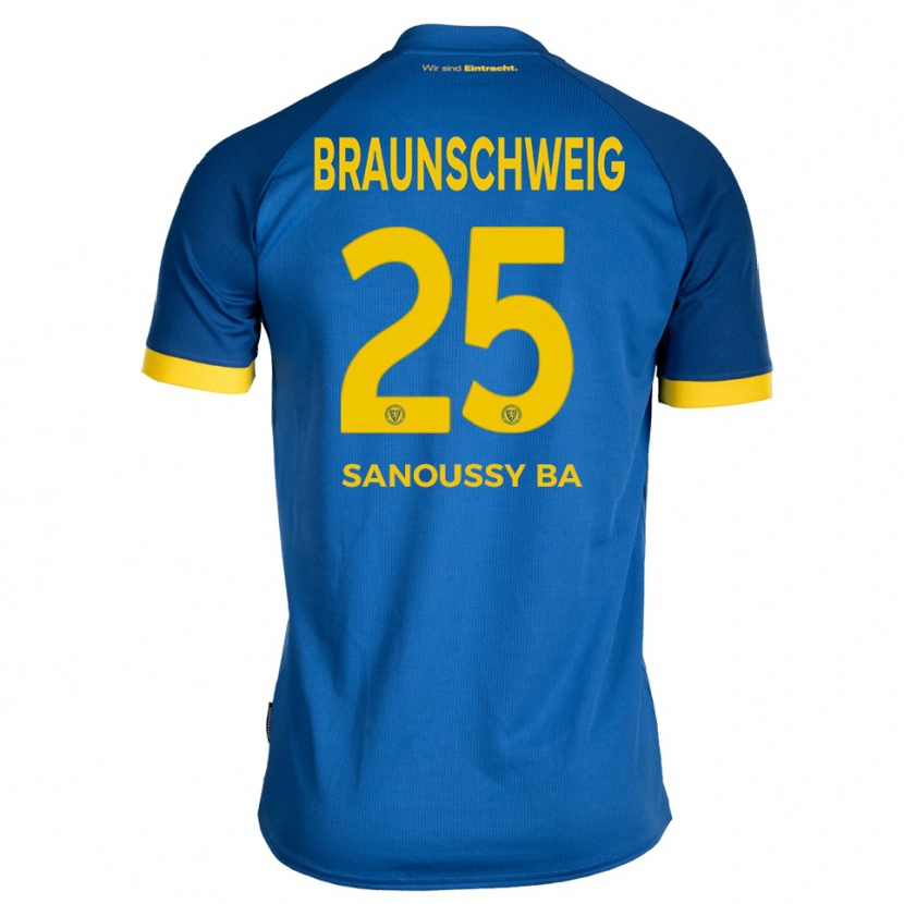 Danxen Criança Camisola Sanoussy Ba #25 Azul Royal Amarelo Alternativa 2025/26 Camisa Brasil