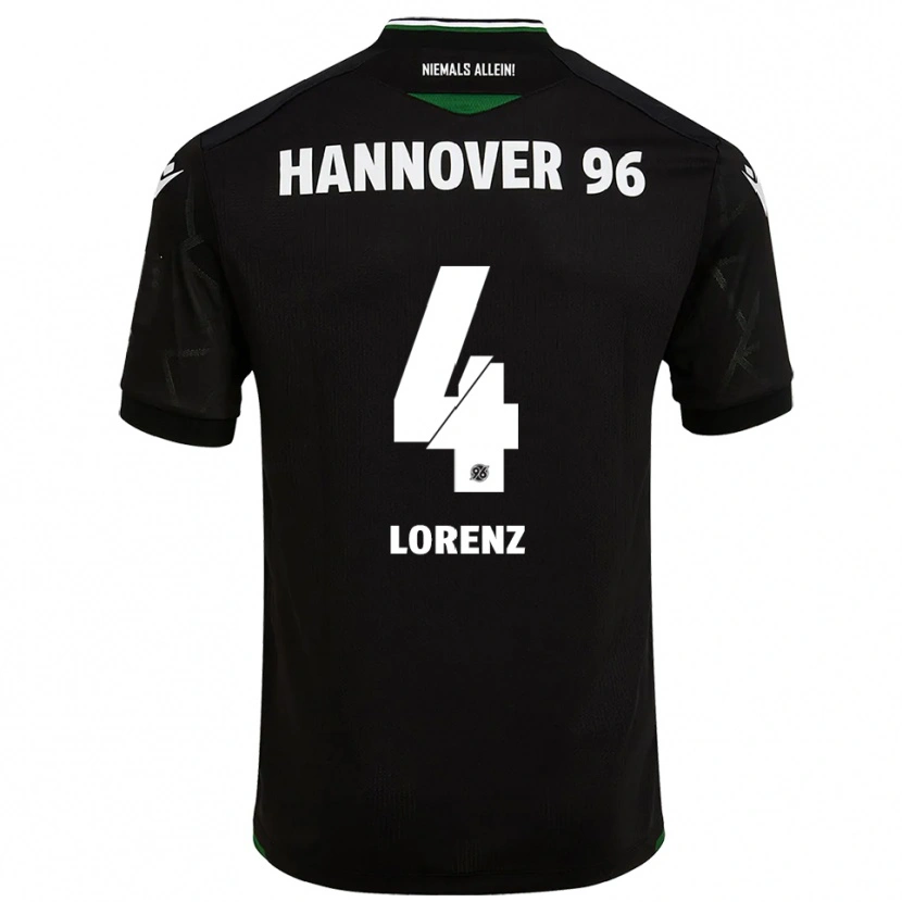 Danxen Criança Camisola Pepe Lorenz #4 Preto Verde Alternativa 2025/26 Camisa Brasil