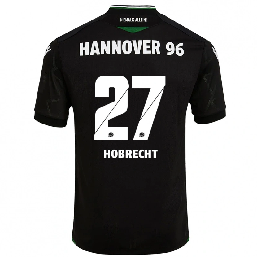 Danxen Criança Camisola Tom Hobrecht #27 Preto Verde Alternativa 2025/26 Camisa Brasil
