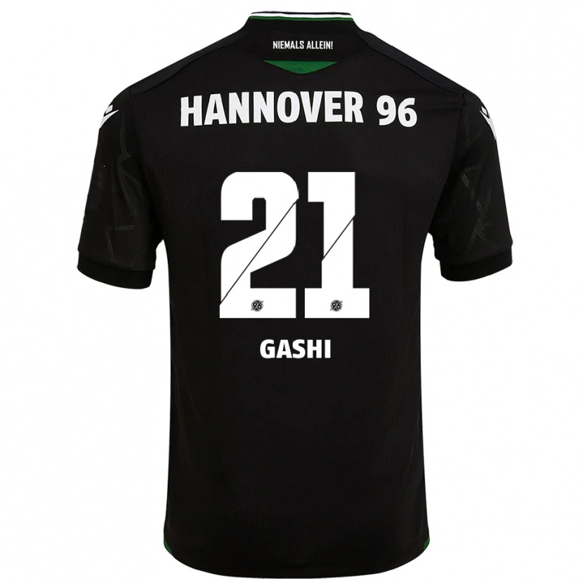 Danxen Criança Camisola Aurora Gashi #21 Preto Verde Alternativa 2025/26 Camisa Brasil