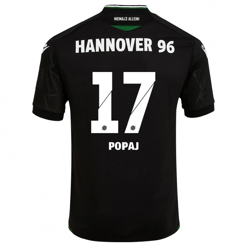 Danxen Criança Camisola Erisa Popaj #17 Preto Verde Alternativa 2025/26 Camisa Brasil