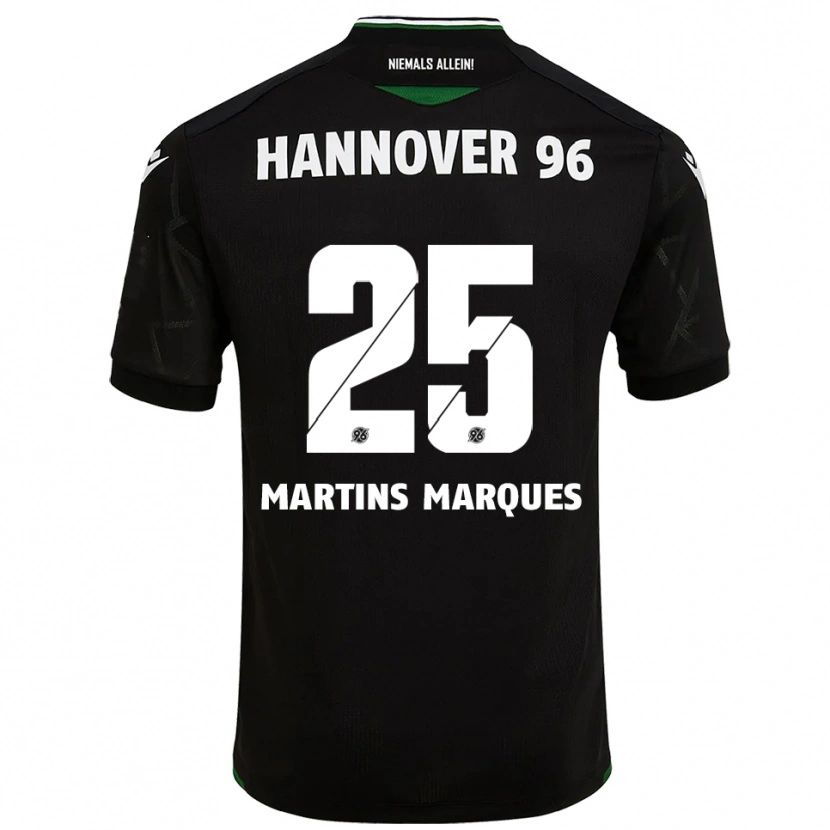 Danxen Criança Camisola Rafael Martins Marques #25 Preto Verde Alternativa 2025/26 Camisa Brasil