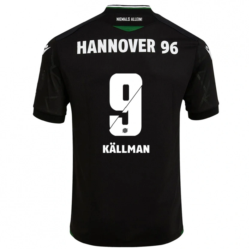 Danxen Criança Camisola Benjamin Källman #9 Preto Verde Alternativa 2025/26 Camisa Brasil