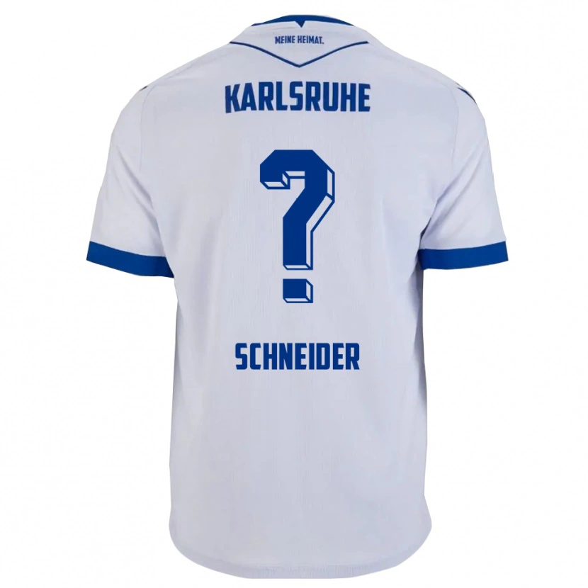 Danxen Criança Camisola Nadja Schneider #0 Branco Azul Alternativa 2025/26 Camisa Brasil