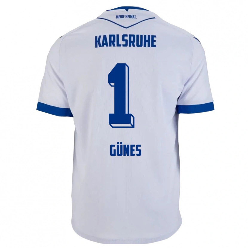 Danxen Criança Camisola Kamil Günes #1 Branco Azul Alternativa 2025/26 Camisa Brasil