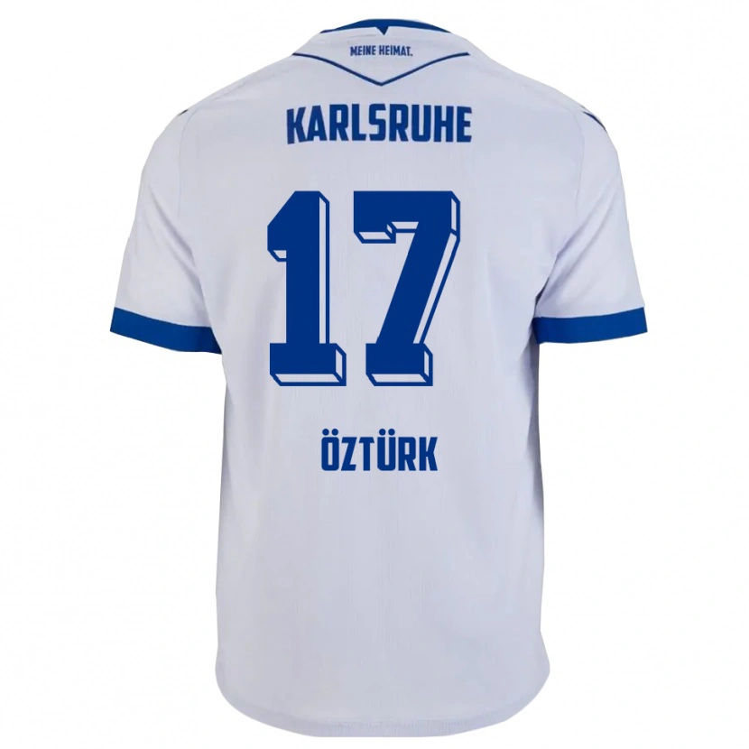 Danxen Criança Camisola Eren Öztürk #17 Branco Azul Alternativa 2025/26 Camisa Brasil